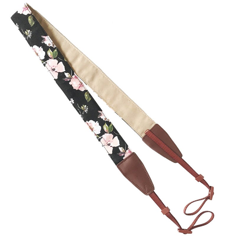 Alled Camera Strap Neck, Adjustable Vintage Floral Camera Straps Shoulder Belt for Women/Men,Camera Strap for Nikon/Canon/Sony/Olympus/Samsung/Pentax ETC DSLR/SLR - Image 5